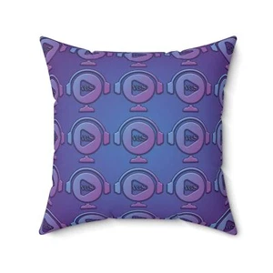 VGS™ Logo Themed Pillow - Square - Spun Polyester - Picture 1 of 13