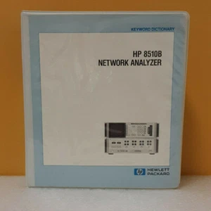 HP 08510-90072 8510B Network Analyzer Keyword Dictionary - Picture 1 of 3
