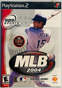 PS2 MLB 2004 DEMO DISC BRAND NEW! SEALED! Shawn Green *Not For Sale - RARE DEMO! - Picture 1 of 6