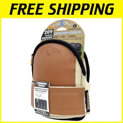 Rodilleras SuperSoft Leatherhead - tamaño grande, beige Foto 1 de 4