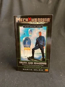 Mechwarrior Dark Age Novel : Truth and Shadows by Martin Delrio (FASA 2003 EX) - Picture 1 of 2