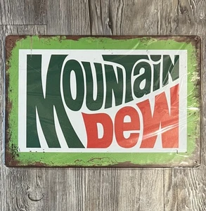 Mountain Dew 8 x 12 Novelty Metal Sign New Shrink-wrapped - Picture 1 of 2