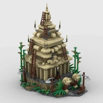 1819pcs Temple Shop House Building Blocks Set, City Architecture Model - Image 1 of 4