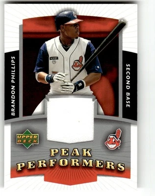 Brandon Phillips 2004 Upper Deck Peak Performers reliquia PP-BP Foto 1 de 2