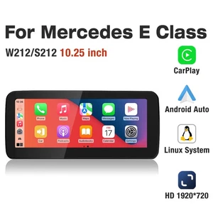 Radio Coche Multimedia Pantalla 10.25" Linux Carplay Para Benz W212 2015-16 NTG 5.0 - Imagen 1 de 12