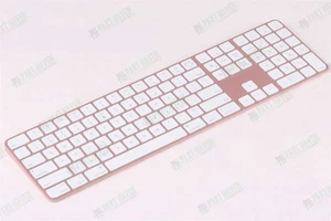 Pink Apple Magic Keyboard W/Touch ID & Numeric Keypad (10 key)|| A2520 MMMR3LL/A - Picture 1 of 8