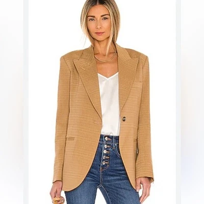 SMYTHE 90's Blazer in Hay Tan S - Image 1 of 4