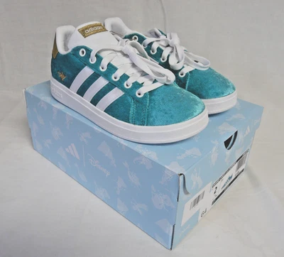 Tênis Disney Princesa Jasmim Adidas X Grand Court 2.0 Meninas Tamanho 2 Novo Na Caixa - Imagem 1 de 4