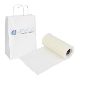 10 pezzi rotolo tessuto tulle avorio 6" x 25 yd bobina matrimonio fiocco decorazione festa ol - Foto 1 di 5