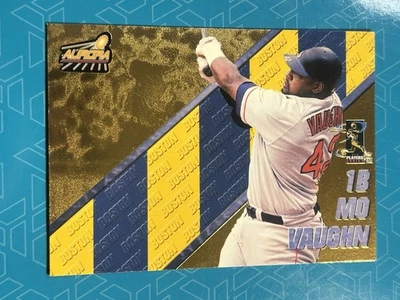 Mo Vaughn 1998 Pacific Aurora #42 Boston Red Sox banderín fiebre lámina de oro (274) Foto 1 de 2