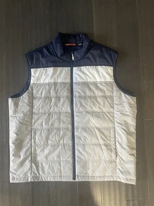 Nuovo gilet uomo CBUK by Cutter & Buck disgelo isolato full zip confezionabile GRIGIO - 2X - Foto 1 di 5
