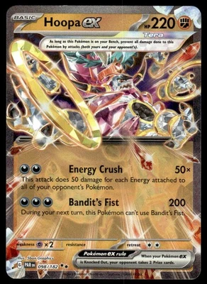 Pokemon TCG SV04: Paradox Rift #098/182 Hoopa ex NM - Image 1 of 2