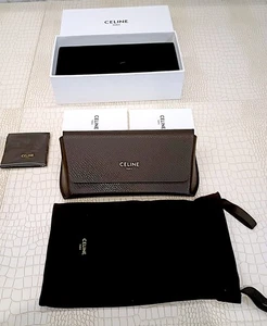 Brand New Celine Leather Sunglasses Case/Box/Pouch/ Booklets - Picture 1 of 5