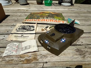 AMF WEN-MAC U.S. ARMY HOVERCRAFT .049 POWERED TETHER TOY 1960s, vtg W/ Manual - Picture 1 of 16