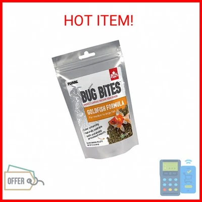 Alimento para peces dorados Fluval Bug Bites, pellets para peces de tamaño mediano a grande, 3,5 Foto 1 de 2