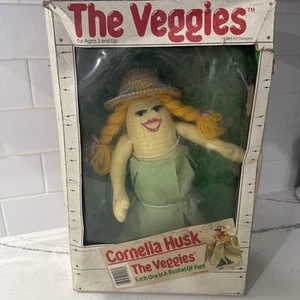 NOS Vtg 1985 The Veggies Cornelia Husk Doll Stuffed Toy In Orig Box - Picture 1 of 12