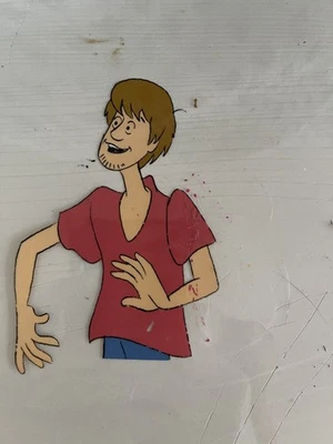 Shaggy Of Scooby Doo - 3,5 x 5 pulgadas - Celda de 12x10 pulgadas - Auténtica década de 1970 HB 40 B11 Foto 1 de 4