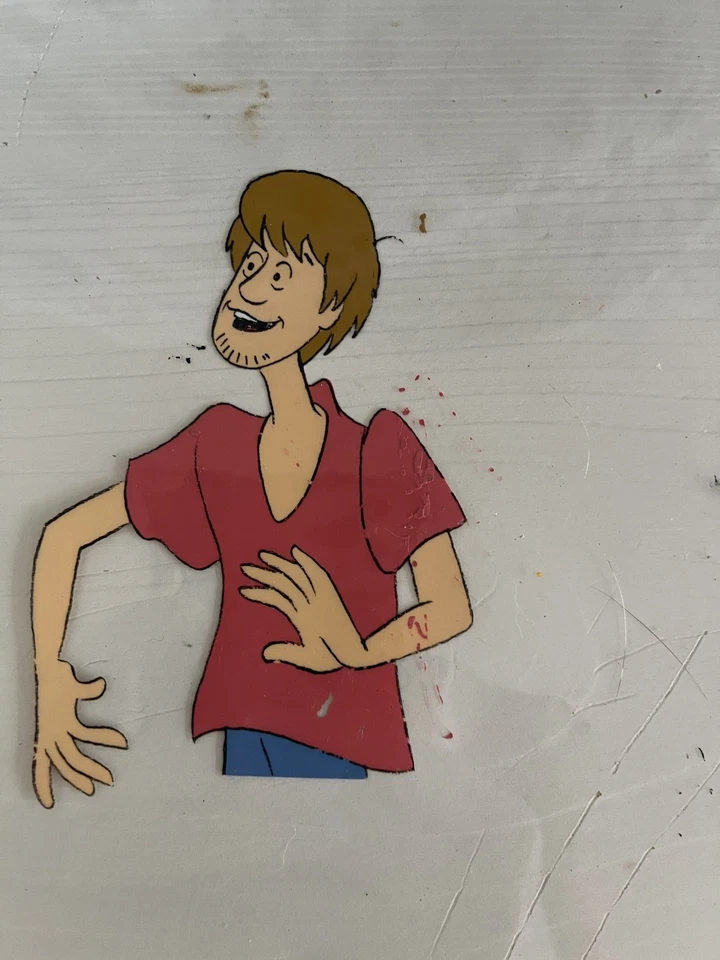 Shaggy Of Scooby Doo - 3,5 x 5 pulgadas - Celda de 12x10 pulgadas - Auténtica década de 1970 HB 40 B11 Foto 1 de 4