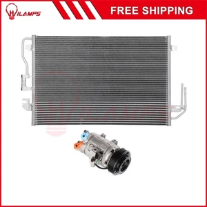 For 2008 Ford Escape 2008 Mazda Tribute AC Condenser & AC Compressor Cooling Kit - Picture 1 of 6