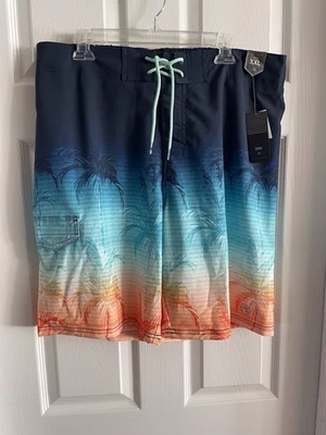 Ocean Current Board Shorts Mens 2XL Swim Trunks Tropical Surf Beach - Image 1 of 4