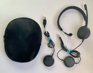 Jabra HSC016 Stereo USB Wired Headset + Jabra ENC060 Link UC Controller - Picture 1 of 6