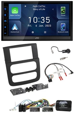 JVC DAB Bluetooth Lenkrad USB 2DIN Autoradio für Dodge RAM 2002-2006 - Bild 1 von 4