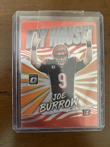 2021 Panini Donruss Optic JOE BURROW my House Holo Prizm Insert MH-11 Card - Bild 1 von 2
