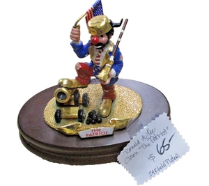 VINTAGE Ron Lee Clown Figur "THE PATRIOT" SPIELUHR GAR - Bild 1 von 9