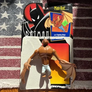 1992 Batman The Animated Series Kenner ‘Man-Bat’ No Tow Cables, No Bubble - Picture 1 of 12