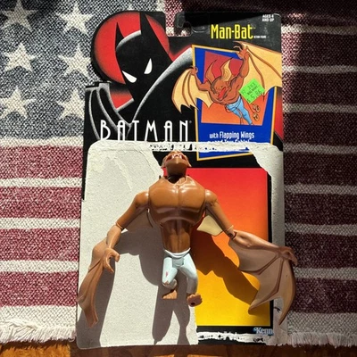1992 Batman The Animated Series Kenner ‘Man-Bat’ No Tow Cables, No Bubble - Image 1 of 4