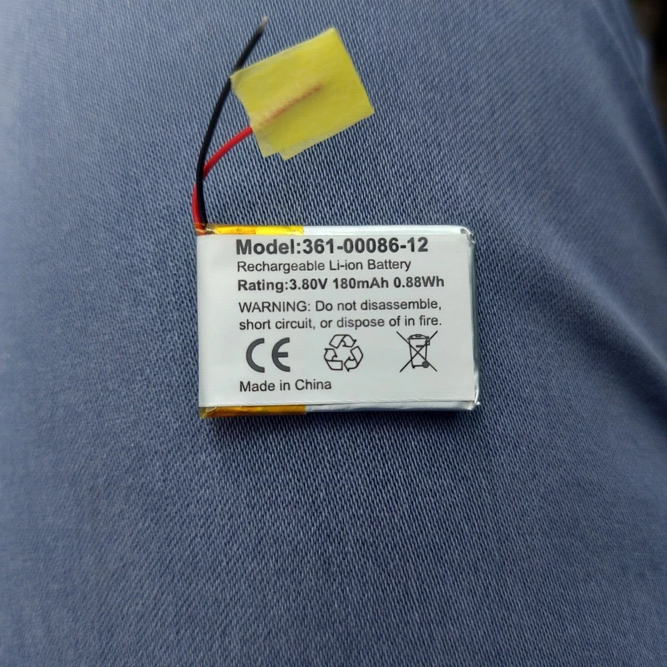 Batería de repuesto de polímero de litio 3,7 V para Garmin Fenix 6s Pro 361-00086-12