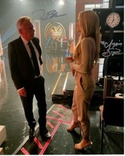 PAT and MAGGIE SAJAK signed autographed 8x10 WHEEL OF FORTUNE photo