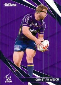 2024 Melbourne Storm NRL TLA Traders Card - Christian Welch - Bild 1 von 3