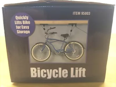 Bike-Lift Garage Ceiling Lift Hoist Storage System for Bicycle 95803 with Manual - Image 1 of 4