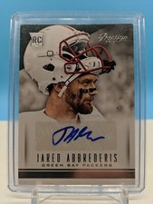 2014 Prestige Extra Points Blue Signatures Jared Abbrederis #246 Rookie Auto RC