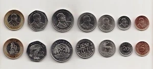 Mauritius: Complete Coins set of 7 denominations ( 2012 - 2016) all mint   - Picture 1 of 1