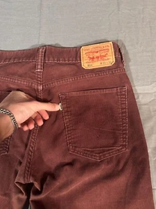 🍎Rare 511 White tag Levi Strauss corduroy jeans 32x32🍎 FREE SHIPPING - Picture 1 of 7