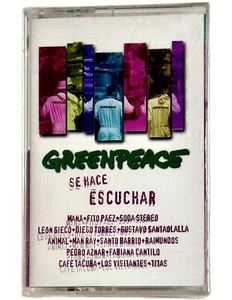 MANA FITO PAEZ Greenpeace Se Hace Escuchar Cassette Nuevo Sellado Latin Rara - Picture 1 of 4