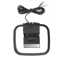 FM and AM Loop Antenna with 3-Pin Mini Connector for Sony Sharp Stereo AV
