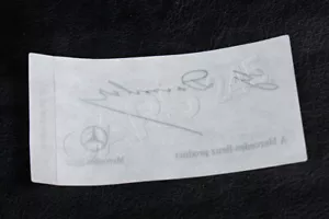 Genuine Mercedes G Daimler Signed Clear Windshield Glass Decal 0045847338 - Picture 1 of 3