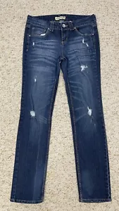 Paris Blues Jeans size 13 Straight Leg Distressed Stretch Mid Rise Denim (32x33) - Picture 1 of 21