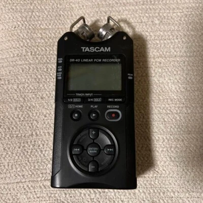TASCAM DR-40 Digital Audio Recorder DR-40 VER2 Tested Working - Image 1 of 4