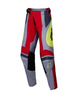 ALPINESTARS - 2025 年青少年赛车凝胶裤子浅红色/灰色 26 码 — 第 1/4 张图片
