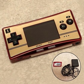 GAME BOY micro Super Mario Bros 20th Family Computer Ver with Software Excellent