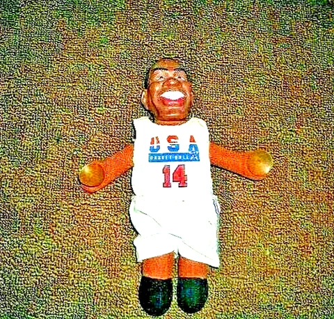 VINTAGE 1992 USA DREAM TEAM OLYMPIC BASKETBALL - MAGIC JOHNSON PLUSH SUCTION Cover