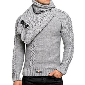 Felpa uomo invernale girocollo cardigan pullover maglia casual maglioni cappotti - Foto 1 di 13