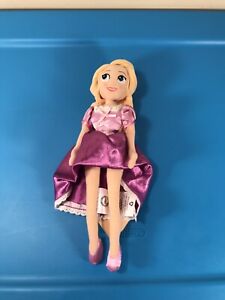 Disney Store Tangled 12" Rapunzel Rag Doll Princess Plush