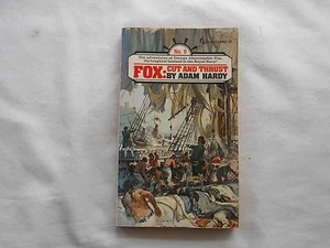 FOX:#9-CUT AND THRUST-JULY,1975- ADAM HARDY-1ST PRINTING-PINNACLE BOOKS - Picture 1 of 1