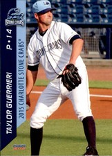 2015 Charlotte Stone Crabs Choice #11 Taylor Guerrieri Augusta Georgia GA Card