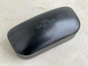 Coach New York Sunglasses Case Black Hard Case Big Case Empty Case Only - Picture 1 of 11